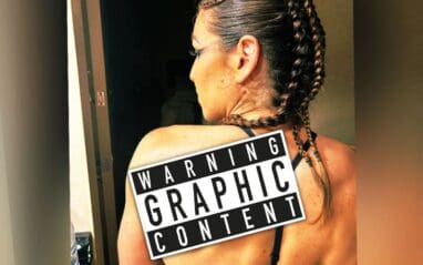 Marina Shafir Shows Off Nasty Welts After Brutal Chop from Husband Roderick Strong