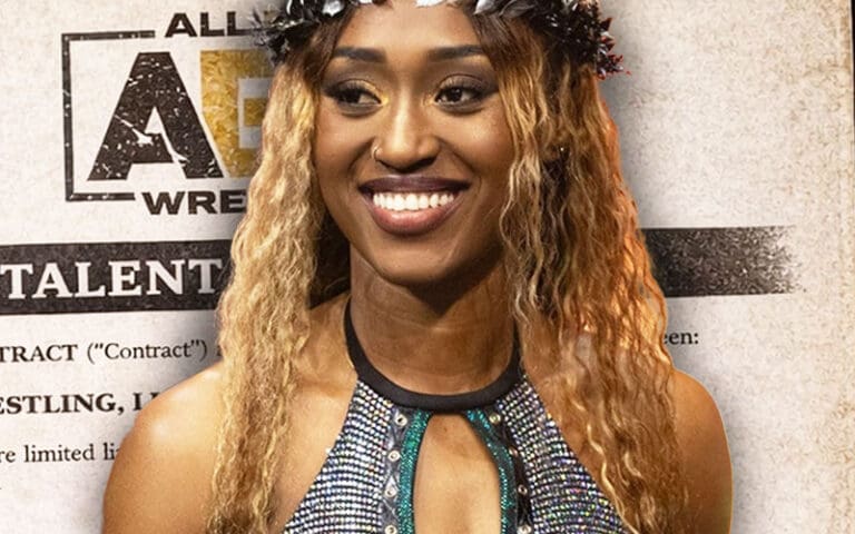 Queen Aminata Confirms AEW Has Extended Her Contract