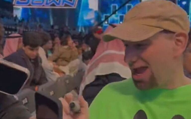 WWE Superfan Green Shirt Guy Flocked By Fans In Saudi Arabia For Autographs
