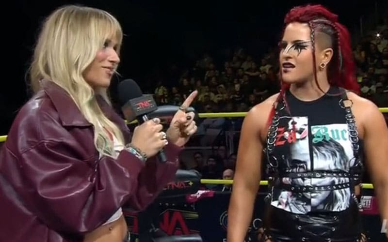 Zaria Appears During TNA Wrestling’s AMC Debut For Knockouts Title Open Challenge