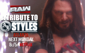 AJ Styles Set For February 23 WWE RAW In Atlanta