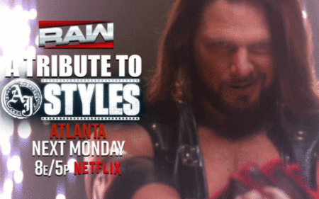 AJ Styles Set For February 23 WWE RAW In Atlanta