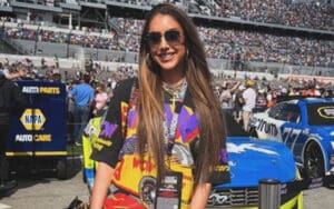 Britt Baker Spotted at Daytona 500 Amid AEW Absence