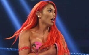 Eva Marie Details How WWE Pulled Off Viral Wardrobe Malfunction With Becky Lynch Eva Marie Details How WWE Pulled Off Viral Wardrobe Malfunction With Becky Lynch