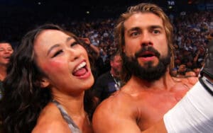 Identity of Fan Flirting With Andrade at AEW Grand Slam Revealed