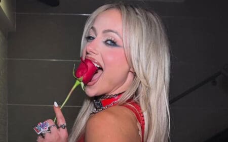 Liv Morgan Turns Up the Heat With ‘Eat Your Heart Out’ Valentine’s Day Photo Drop