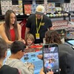 Nikki Bella Draws Crowd at Topps Rip Night in California as Card Collectors Swarm DVY Cards
