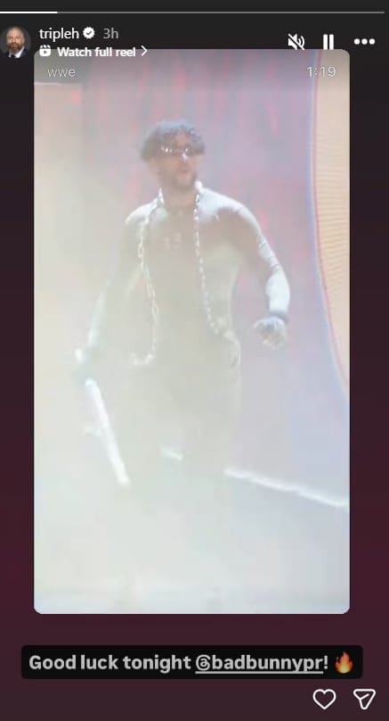 Triple H Sends Message to Bad Bunny Ahead of Super Bowl Halftime Show Performance
