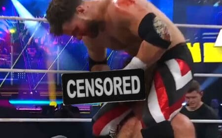 AEW Brings Back Controversial Syringe Spot During MJF vs Hangman Page Match At Revolution AEW Brings Back Controversial Syringe Spot During MJF vs Hangman Page Match At Revolution