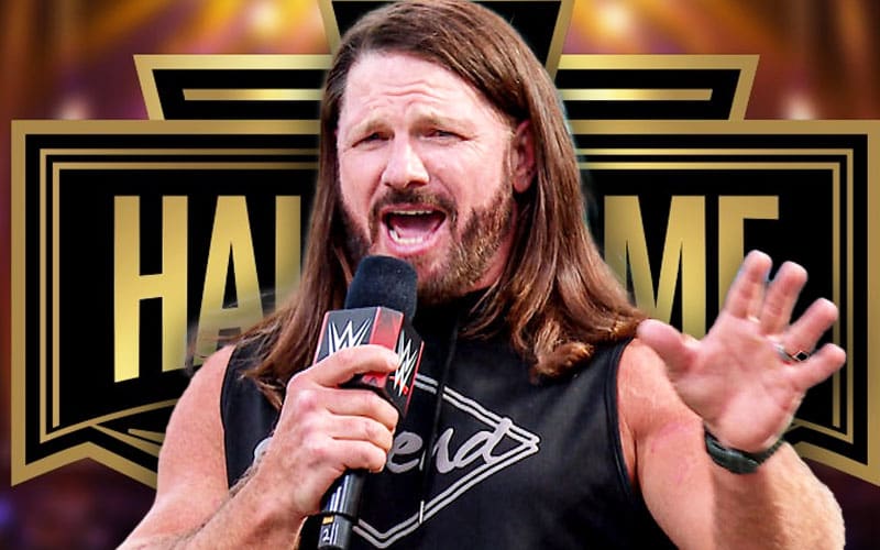 AJ Styles Reveals Plans For WWE Hall Of Fame Speech