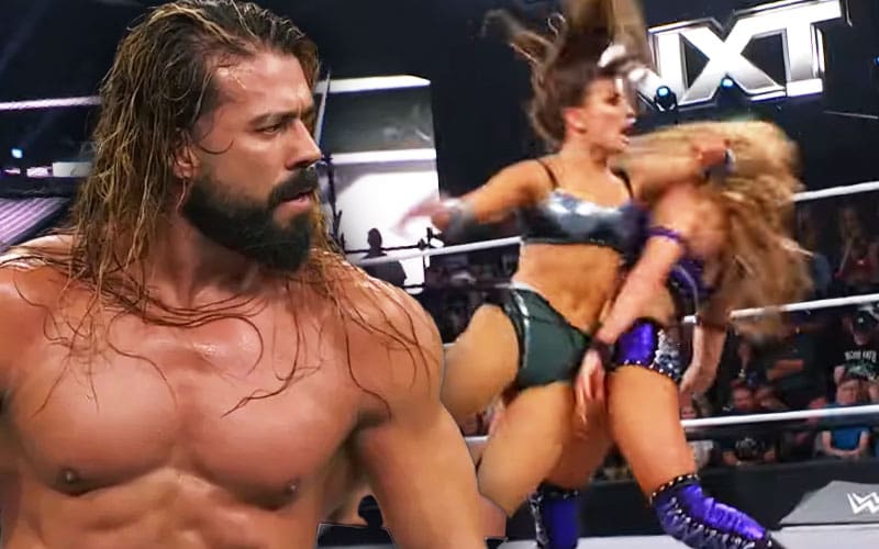 Andrade Reacts to Kendal Grey Coping His Move on WWE NXT