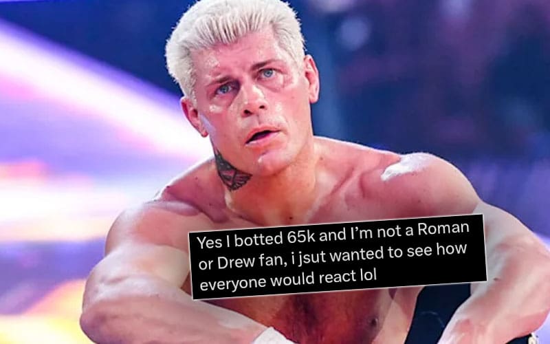 Cody Rhodes SmackDown Title Win Dislike Bombing Linked to Bot Purchase