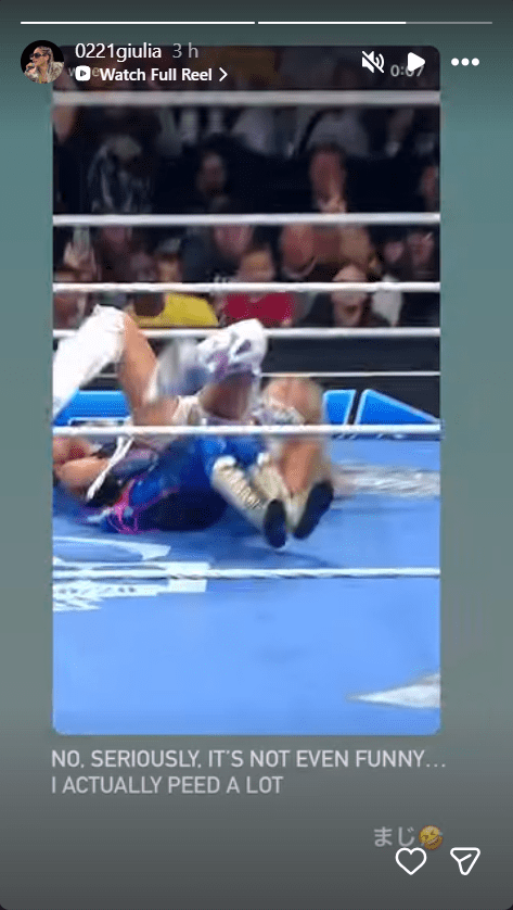 Giulia Admits She Peed Herself After Brutal Tiffany Stratton Spot on WWE SmackDown