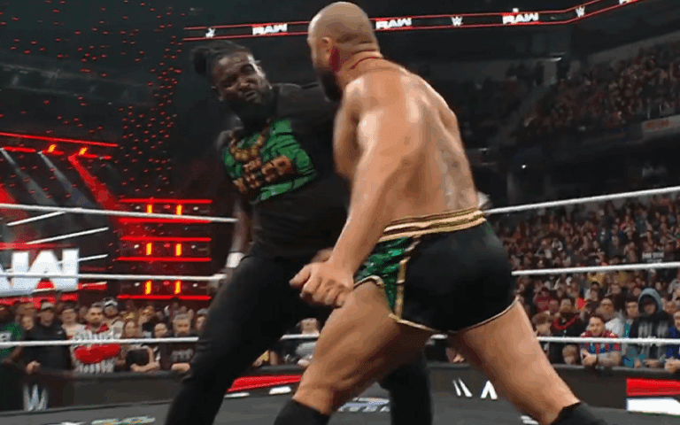 Oba Femi Shuts Down Rusev After Challenge During 3/2 WWE RAW