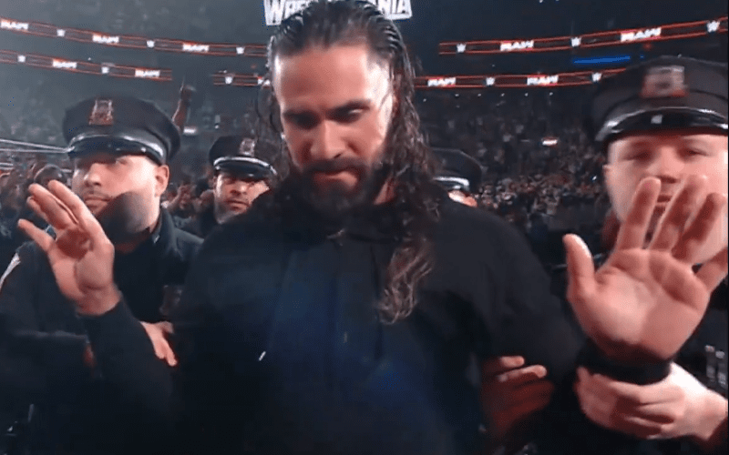Seth Rollins Arrested For Violating Paul Heyman’s Restraining Order During 3/23 WWE RAW