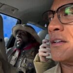 The Rock Threatens to Slap Kevin Hart’s ‘Whiny Lips’ in Jumanji Set Video