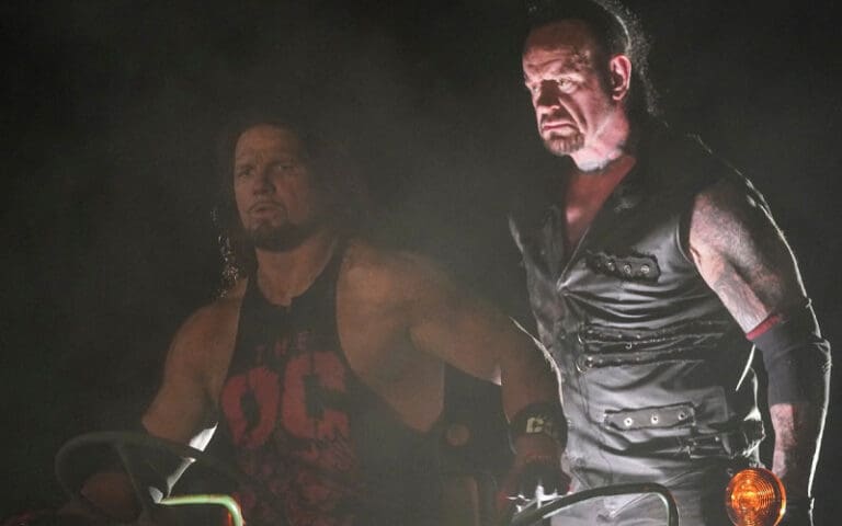AJ Styles Reveals Real Fear During Undertaker Boneyard Match Stunt At WrestleMania