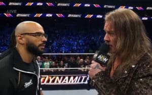 Chris Jericho Sets Match With Ricochet After Heated AEW Dynamite Confrontation
