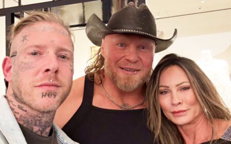 Controversial Rapper Tom MacDonald Linked Up With Brock Lesnar and Sable During WrestleMania Weekend