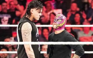 Dominik Mysterio Sets Record Straight on Rey Mysterio Reunion Dominik Mysterio Sets Record Straight on Rey Mysterio Reunion