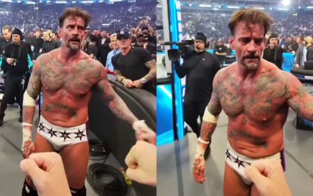 Footage Shows CM Punk Looking Devastated After Losing to Roman Reigns at WrestleMania 42