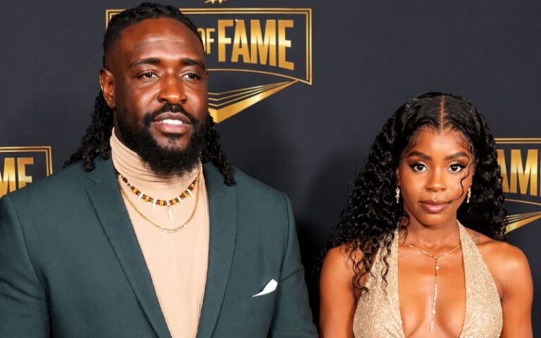 Identity of Oba Femi’s Girlfriend Revealed After WWE Hall of Fame Appearance