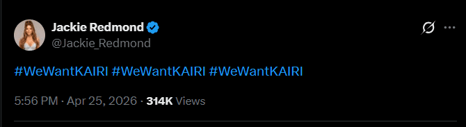 Jackie Redmond Joins #WeWantKAIRI Movement Following Kairi Sane’s WWE Release