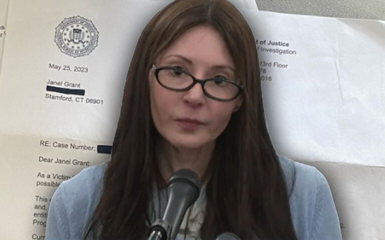 Janel Grant Shares FBI Letters On Social Media And Turns Comments Off