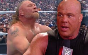 Kurt Angle Reacts To Brock Lesnar’s Possible Retirement After WrestleMania 42