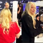 Liv Morgan Caught Off Guard By Fan’s Custom Real Estate Sign at WWE World