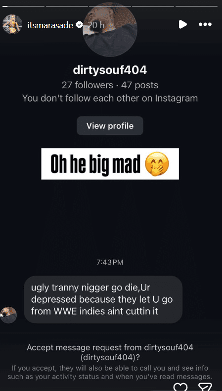 Mara Sade Exposes Racist and Abusive DM Targeting Her Career