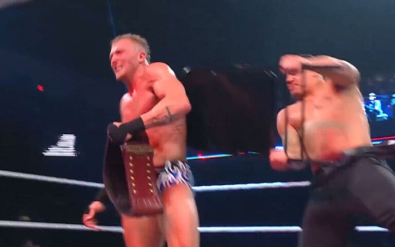 Myles Borne Blasted With Chair Seconds After Title Win At NXT Stand & Deliver