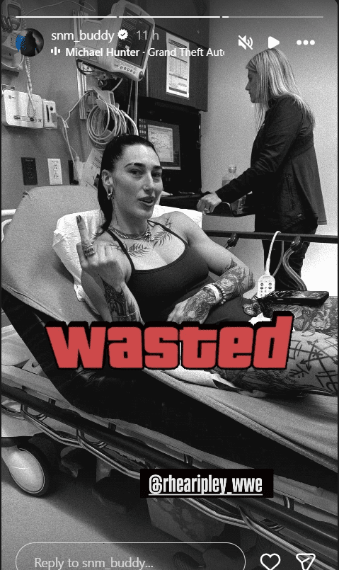 Rhea Ripley Reveals Nasty Cut That Landed Her In Hospital After WWE RAW