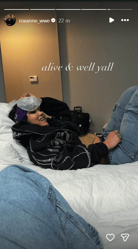 Roxanne Perez Reveals Condition After Brutal Head Collision on WWE RAW