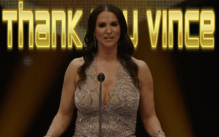 'Thank You Vince McMahon' Chants Erupt During Stephanie McMahon's WWE Hall of Fame Speech