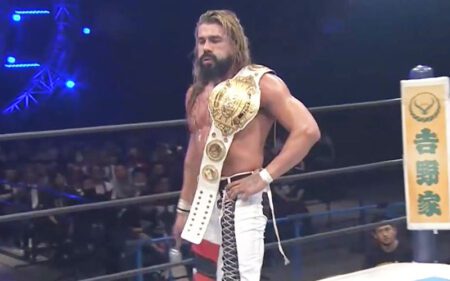 Andrade El Idolo Wins IWGP Global Heavyweight Title at NJPW Wrestling Dontaku Event
