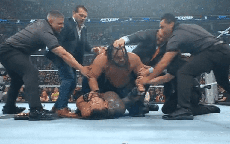 Jacob Fatu Assaults Roman Reigns, Referee and WWE Officials After ...
