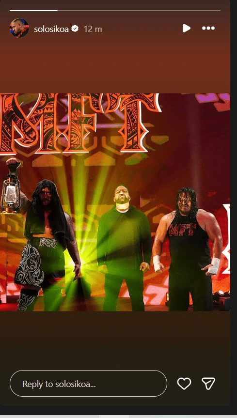 Solo Sikoa Reacts to Tonga Loa and JC Mateo WWE Exits With Tribute Post