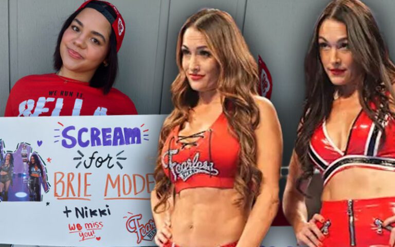 The Bella Twins React After Fan’s Sign Gets Confiscated at WWE RAW
