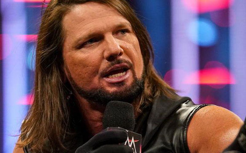 AJ Styles Fires Off Sarcastic Response To Fan Over WWE Wins And Losses Debate