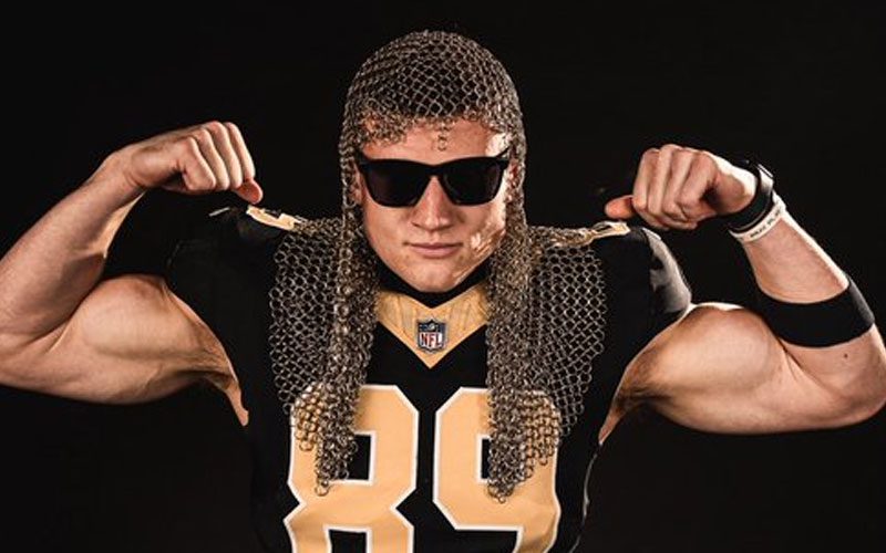 Brock Rechsteiner Brings Steiner Family Energy To New Orleans Saints Photoshoot