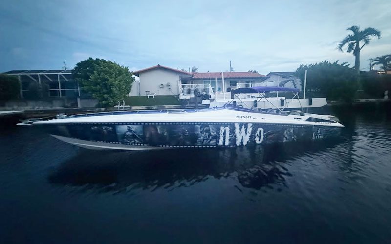 Hulk Hogan’s Former nWo Boat Spotted Alive and Well in South Florida