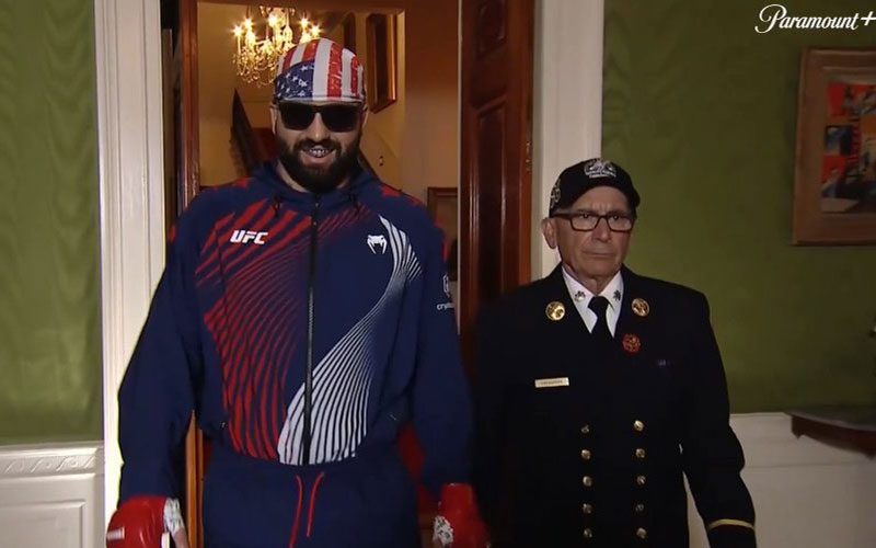 Josh Hokit Uses Hulk Hogan-Inspired Entrance At UFC Freedom 250