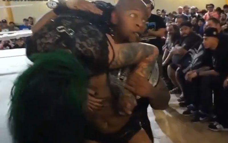 Lio Rush Carries Shotzi Backstage After Weird GCW Post-Match Moment
