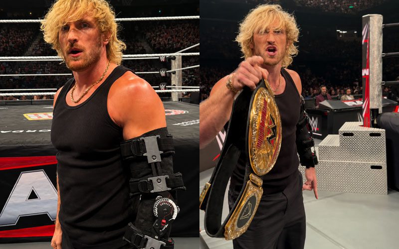 Logan Paul Gets Into Heated Confrontation with Green Shirt Guy on WWE RAW