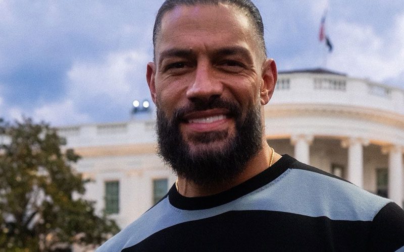 Roman Reigns Shows Up at UFC White House Event