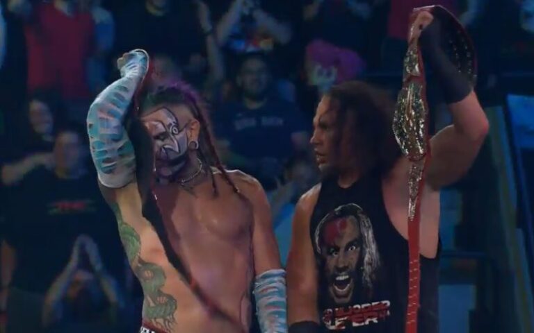 The Hardy Boyz Win TNA Tag Team Titles In Brutal Slammiversary Ladder Match
