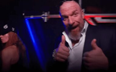 Triple H & Becky Lynch Hammer Out Last-Minute Details Backstage Before Saturday Night's Main Event