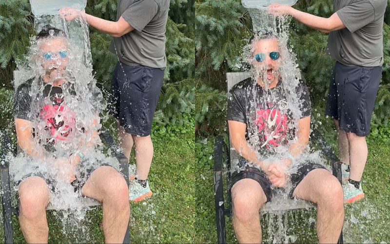 Adam Cole accepting Britt Baker's Ice Bucket challenge has wrestling fans in their feelings