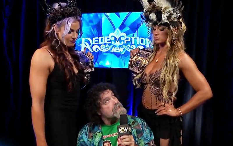 AEW Accused of Disrespecting Mick Foley With Barking Segment at Redemption